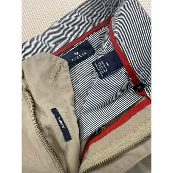 Crémieux Madison Men’s 33 Khaki Toucan Embroidered Chino Shorts Cotton - Picture 4 of 7